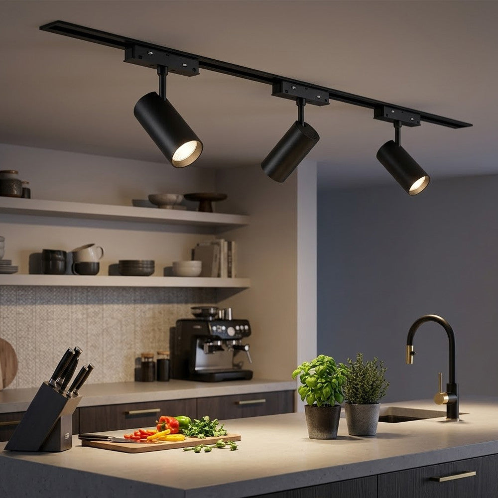 Трековий LED світильник магнітний, 12W, 4000K, 48V, REMILUM SPOT, / Магнітний світильник на шині / Магнітний шинопровід