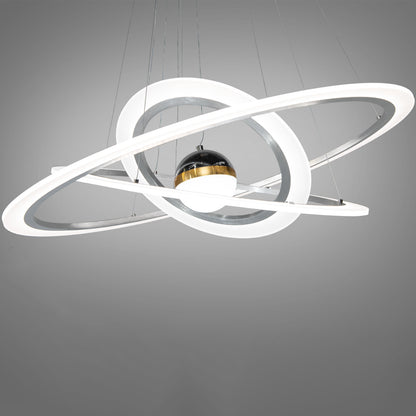 Світлодіодна люстра підвісна з пультом, 140W, 110х80см, Diasha / LED люстра / Смарт люстра світлодіодна