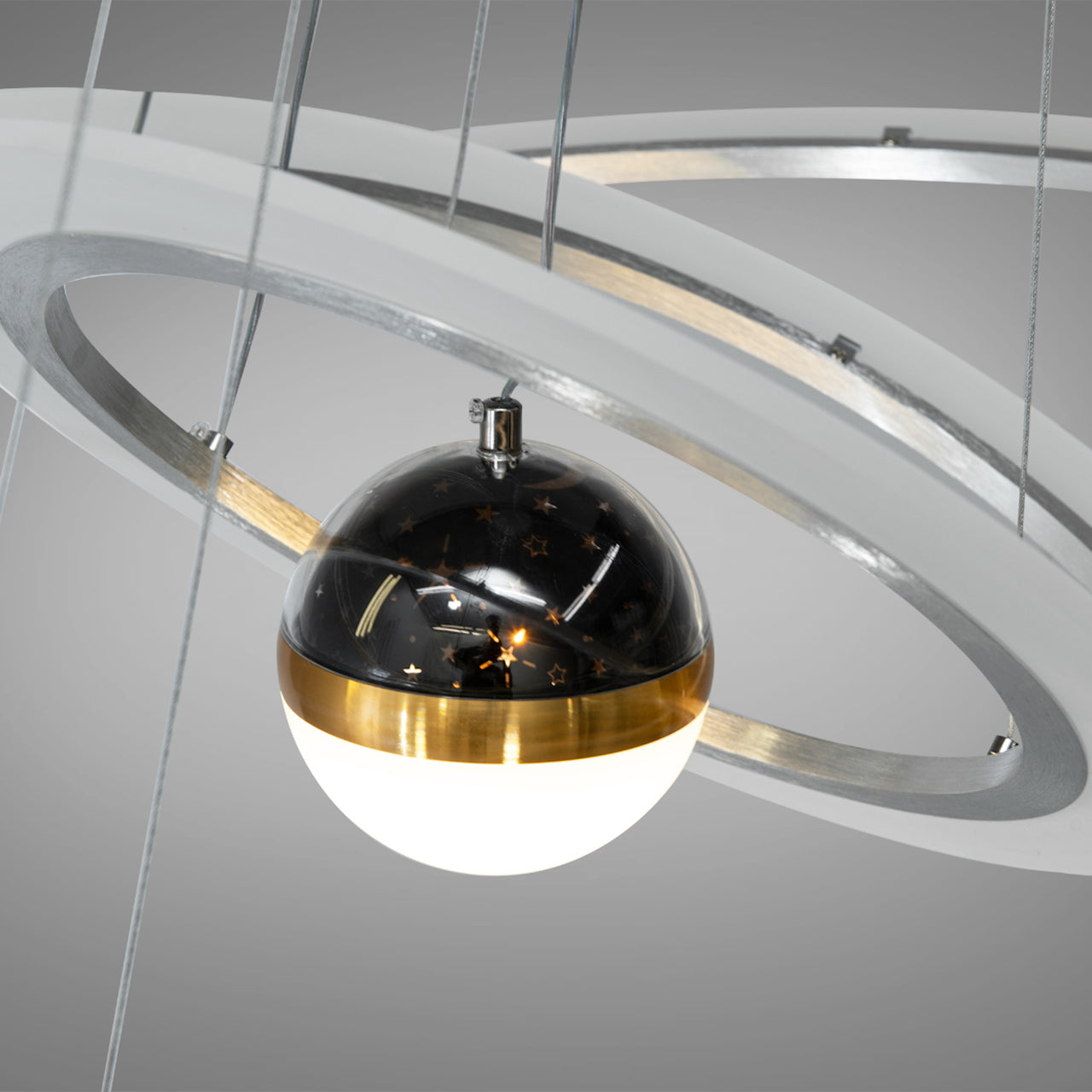 Світлодіодна люстра підвісна з пультом, 140W, 110х80см, Diasha / LED люстра / Смарт люстра світлодіодна