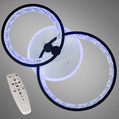 Світлодіодна LED люстра з пультом, 55W, 53х33х12см, Diasha 8022, / Смарт світильник світлодіодний / Світильник стельовий