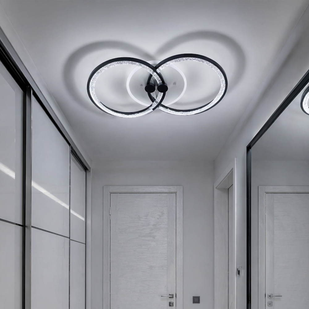 Світлодіодна LED люстра з пультом, 55W, 53х33х12см, Diasha 8022, / Смарт світильник світлодіодний / Світильник стельовий