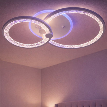 Світлодіодна LED люстра з пультом, 55W, 53х33х12см, Diasha 8022, / Смарт світильник світлодіодний / Світильник стельовий