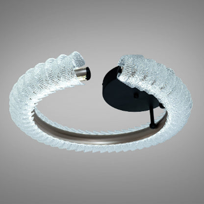 Стельова LED люстра, 50х15см, 50W, пульт, Чорна / Люстра LED / Світильник стельовий / Люстра підвісна / Люстра світлодіодна