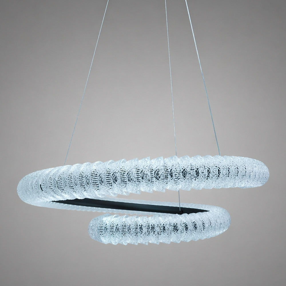 LED люстра підвісна, 115х80см, 132Вт, пульт, / Світлодіодна люстра стельова / Підвісний світильник