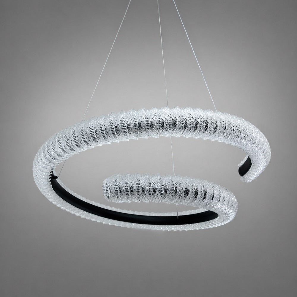 LED люстра підвісна, 115х80см, 132Вт, пульт, / Світлодіодна люстра стельова / Підвісний світильник