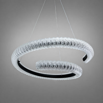 LED люстра підвісна, 115х80см, 132Вт, пульт, / Світлодіодна люстра стельова / Підвісний світильник