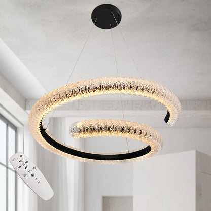 LED люстра підвісна, 115х80см, 132Вт, пульт, / Світлодіодна люстра стельова / Підвісний світильник