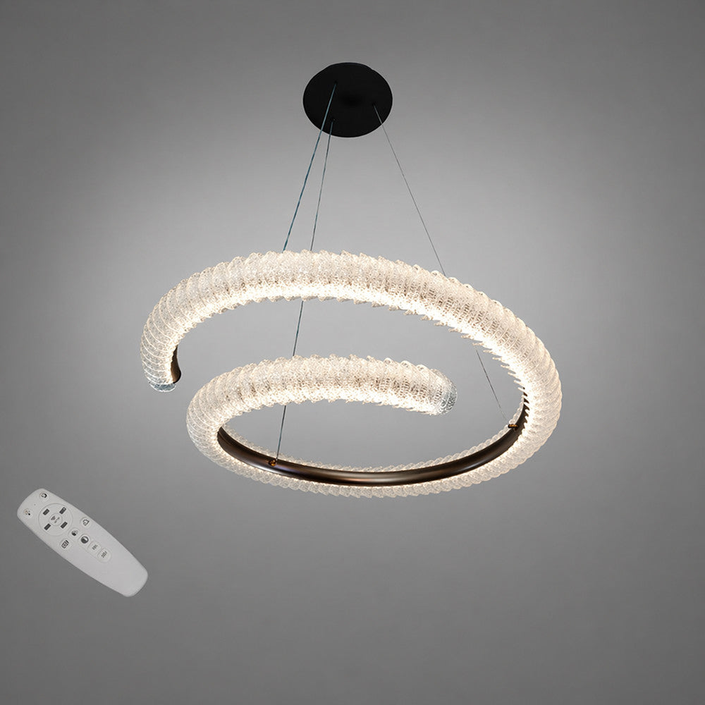 LED люстра підвісна, 115х80см, 132Вт, пульт, / Світлодіодна люстра стельова / Підвісний світильник