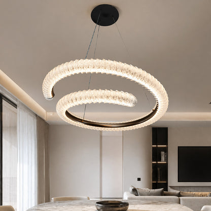 LED люстра підвісна, 115х80см, 132Вт, пульт, / Світлодіодна люстра стельова / Підвісний світильник