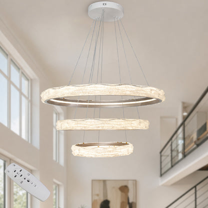 Стельова люстра LED, 145х82см, 170Вт, пульт / Підвісна люстра / LED стельовий світильник / Люстра підвіс