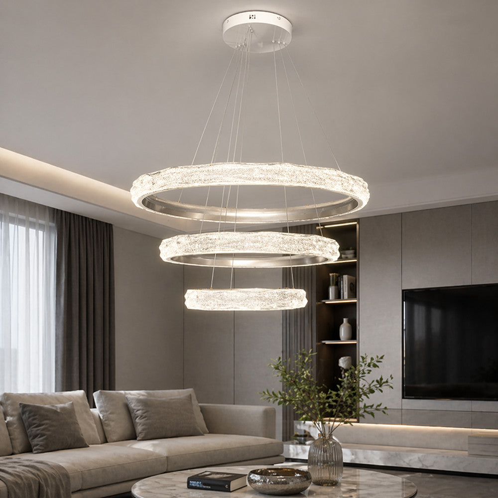 Стельова люстра LED, 145х82см, 170Вт, пульт / Підвісна люстра / LED стельовий світильник / Люстра підвіс