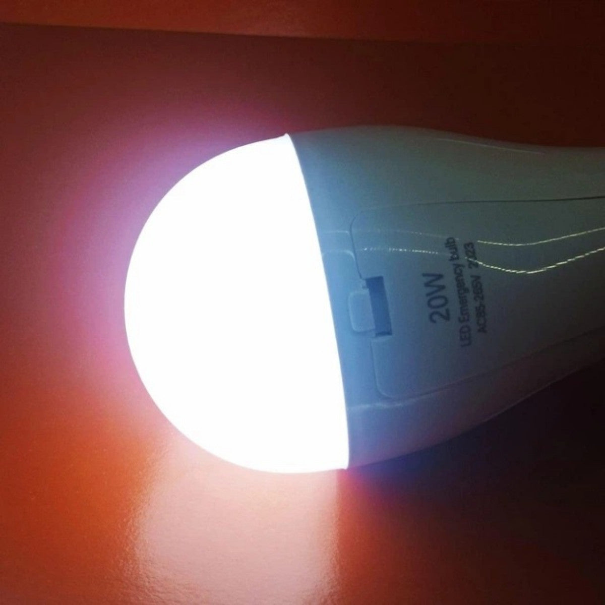Аварійна LED-лампочка 20 Вт + 2 АКБ YY-9012 Біла / Акумуляторна лампа з гачком / Лампочка на акумуляторах / Світлодіодна лампочка