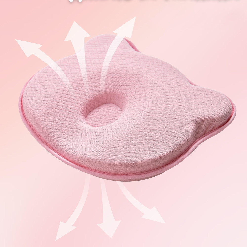 Ортопедична подушка дитяча, 27х22х3см, BabyComfort PAPAELLA, Блакитна / Подушка з ефектом пам'яті / Подушка для немовлят