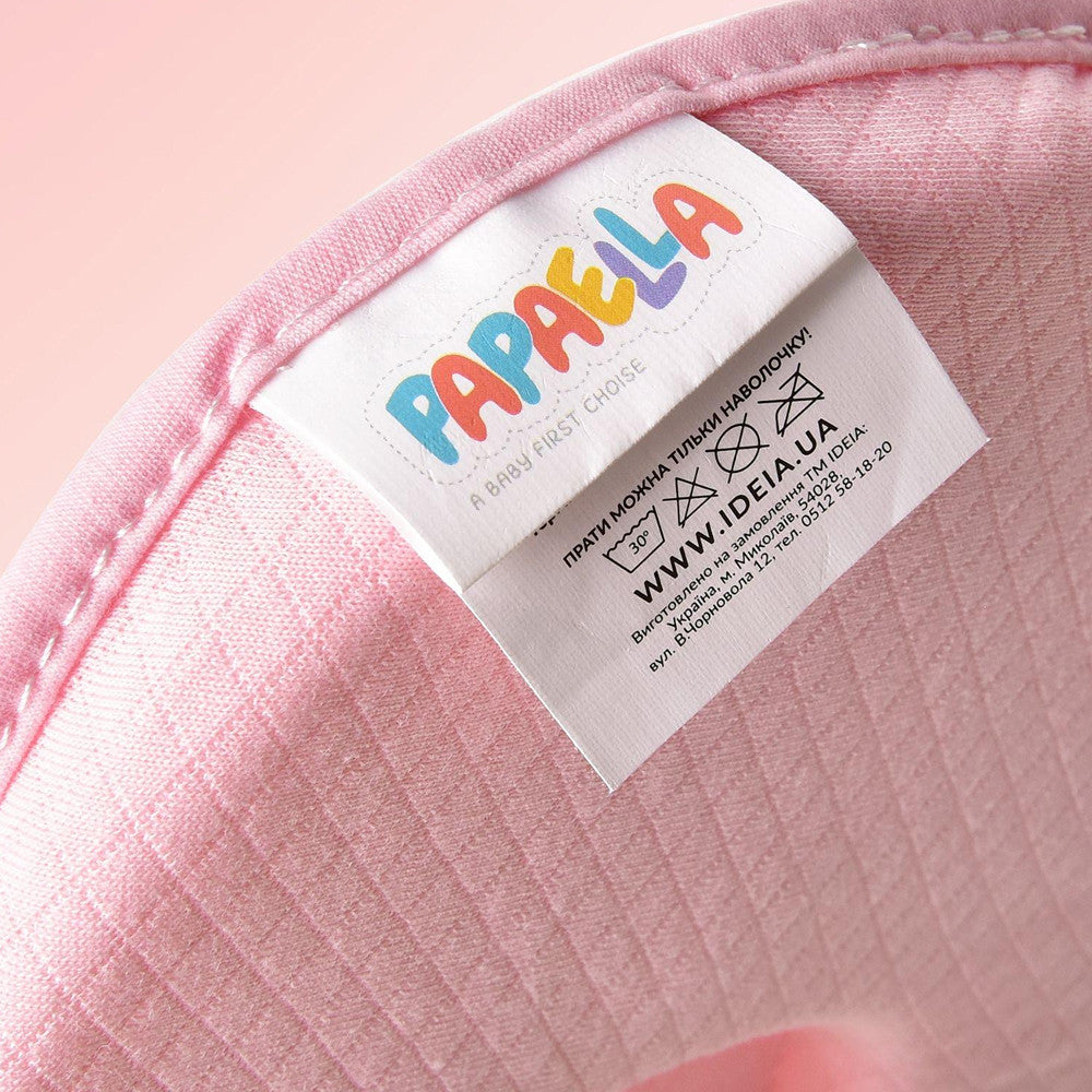 Ортопедична подушка дитяча, 27х22х3см, BabyComfort PAPAELLA, Блакитна / Подушка з ефектом пам'яті / Подушка для немовлят
