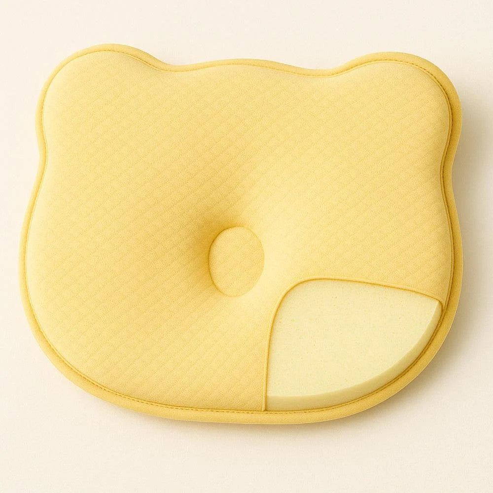 Ортопедична подушка дитяча, 27х22х3см, BabyComfort PAPAELLA, Блакитна / Подушка з ефектом пам'яті / Подушка для немовлят