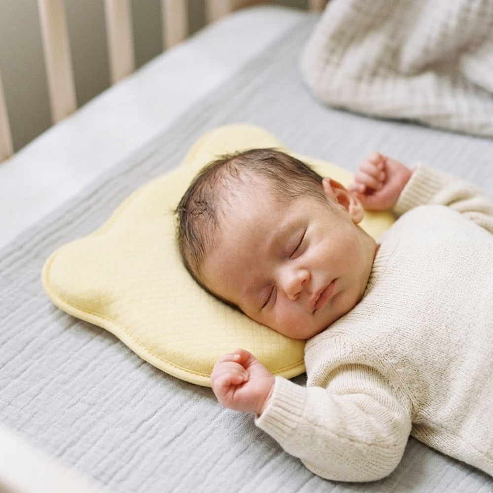 Ортопедична подушка дитяча, 27х22х3см, BabyComfort PAPAELLA, Блакитна / Подушка з ефектом пам'яті / Подушка для немовлят