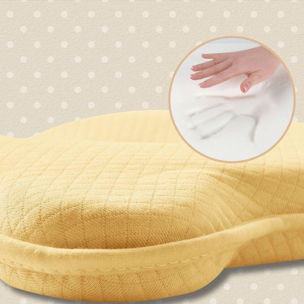 Ортопедична подушка дитяча, 27х22х3см, BabyComfort PAPAELLA, Блакитна / Подушка з ефектом пам'яті / Подушка для немовлят
