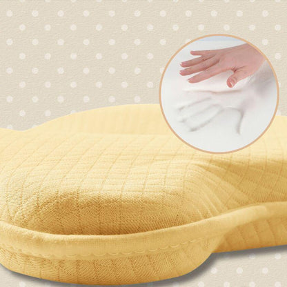 Ортопедична подушка дитяча, 27х22х3см, BabyComfort PAPAELLA, Блакитна / Подушка з ефектом пам'яті / Подушка для немовлят