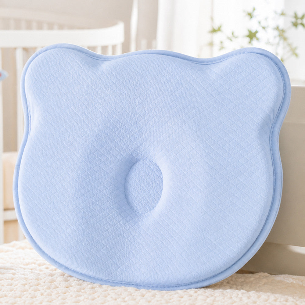 Ортопедична подушка дитяча, 27х22х3см, BabyComfort PAPAELLA, Блакитна / Подушка з ефектом пам'яті / Подушка для немовлят