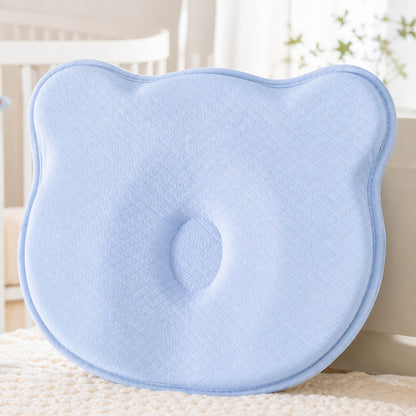 Ортопедична подушка дитяча, 27х22х3см, BabyComfort PAPAELLA, Блакитна / Подушка з ефектом пам'яті / Подушка для немовлят