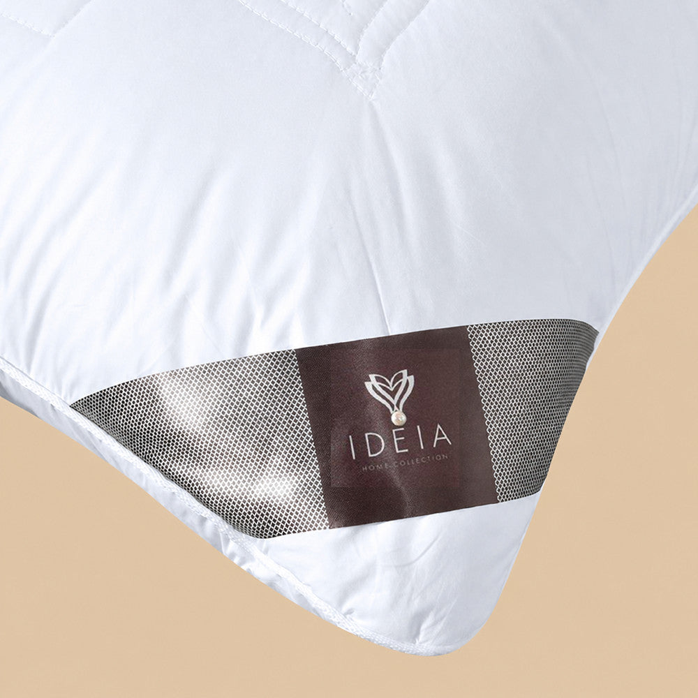 Гіпоалергенна подушка, 2 чохла, Air Dream Premium / Подушка з наволочкою на блискавці / Подушка в стьобаному чохлі