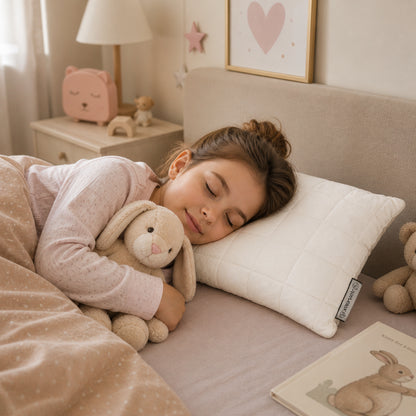 Подушка з овечою вовною 35х45см, бавовна, Wake Up Wool / Вовняна подушка для сну / Дитяча подушка гіпоалергенна