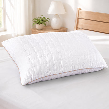 Подушка бавовняна, 70x50см, Minteks Cotton / Подушка гіпоалергенна / Подушка антиалергенна / Подушка євророзмір