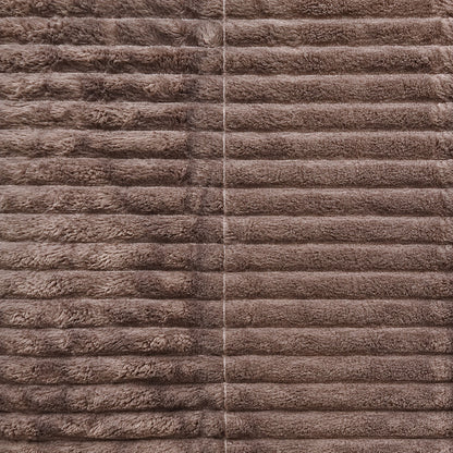 Велюрове покривало полуторне, 150х200см, Light Brown, Світло-/ Плед велюровий / Покривало-плед / Покривало на ліжко