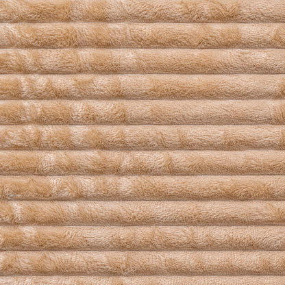 Велюрове покривало полуторне, 150х200см, Light Brown, Світло-/ Плед велюровий / Покривало-плед / Покривало на ліжко