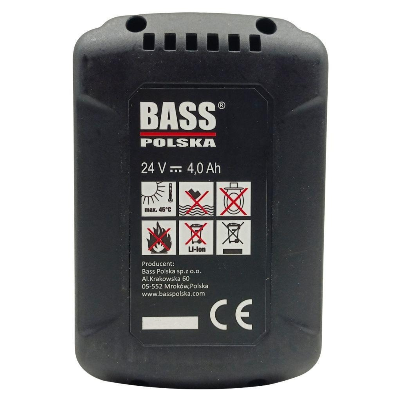 Акумулятор для електроінструментів,0 Ah, 24V Bass Polska 5839 / Акумуляторна батарея для електричних інструментів