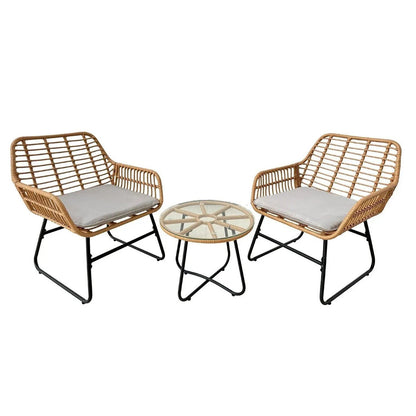 Комплект садових меблів Garden Line LEUCA ABI3408, 3 предмети / Набір садових меблів / Комплект меблів для саду