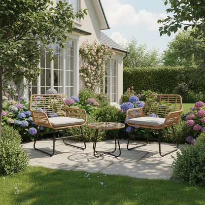 Комплект садових меблів Garden Line LEUCA ABI3408, 3 предмети / Набір садових меблів / Комплект меблів для саду
