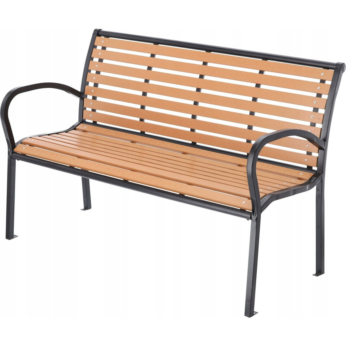 Садова лава Garden Line MEB0865 зі спинкою, 125 см / Садова лава / Лавка вулична