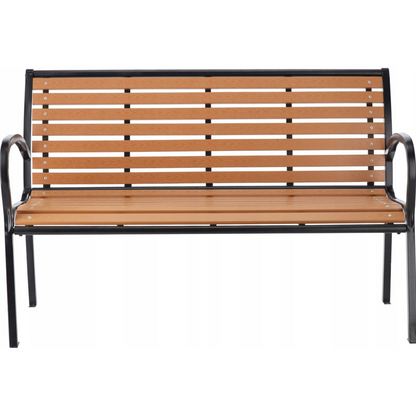 Садова лава Garden Line MEB0865 зі спинкою, 125 см / Садова лава / Лавка вулична