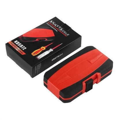 Набір діелектричних викруток Kraft&Dele KD5972, 14 шт, 1000В / Набір викруток для електрики / Комплект ізольованих отворів