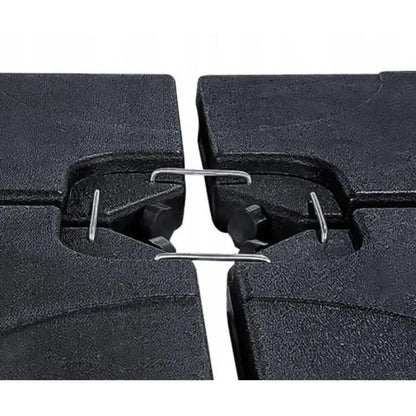 Підставка для парасольки GardenLine GAO5013, 104х104х7 см, 4 секції / Підставка для парасольки / Плита обтяжувач під парасольку