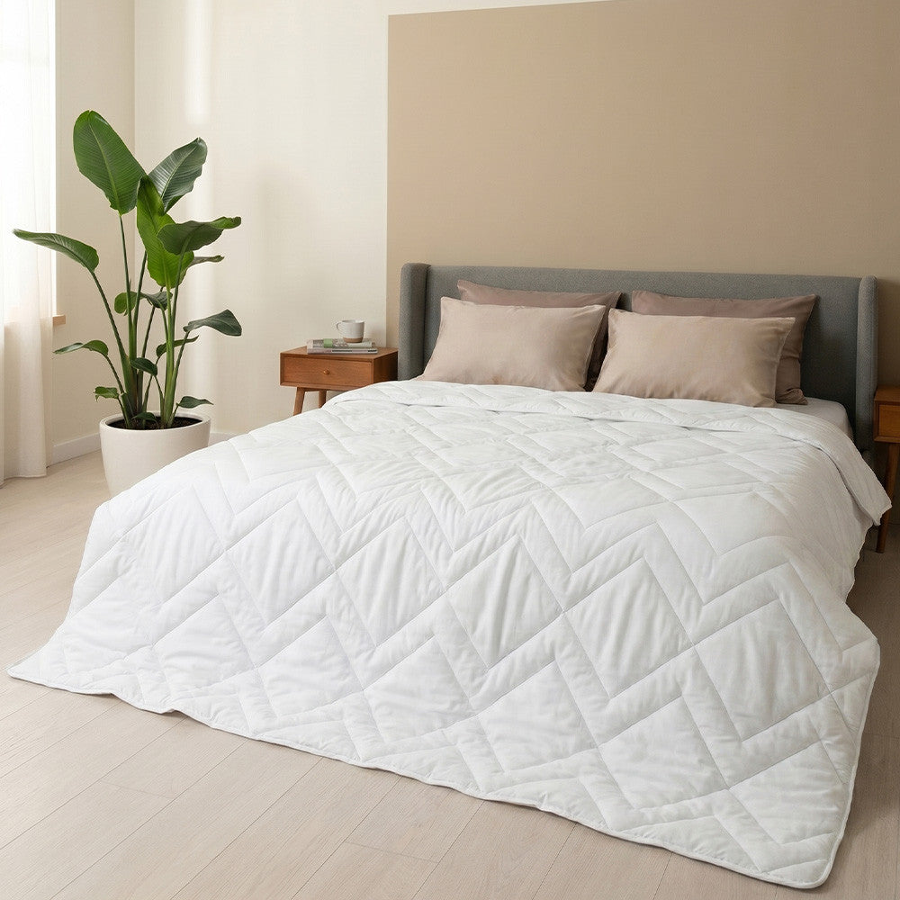 Ковдра зимова 220х200см (щільність 300 г/м2) Nordic Comfort / Зимова ковдра євро / Тепла антиалергенна ковдра