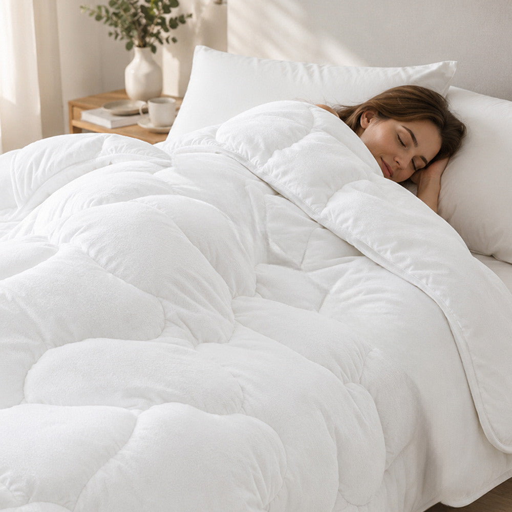 Ковдра всесезонна, 215х155 см, Wellsoft Fluffy / Ковдра полуторна / Стьобана ковдра / Ковдра антиалергенна