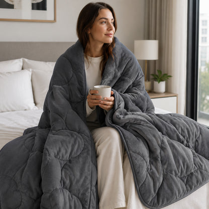 Ковдра антиалергенна 215х155 см, Wellsoft Fluffy / Тепла ковдра / Всесезонна ковдра / Ковдра полуторна