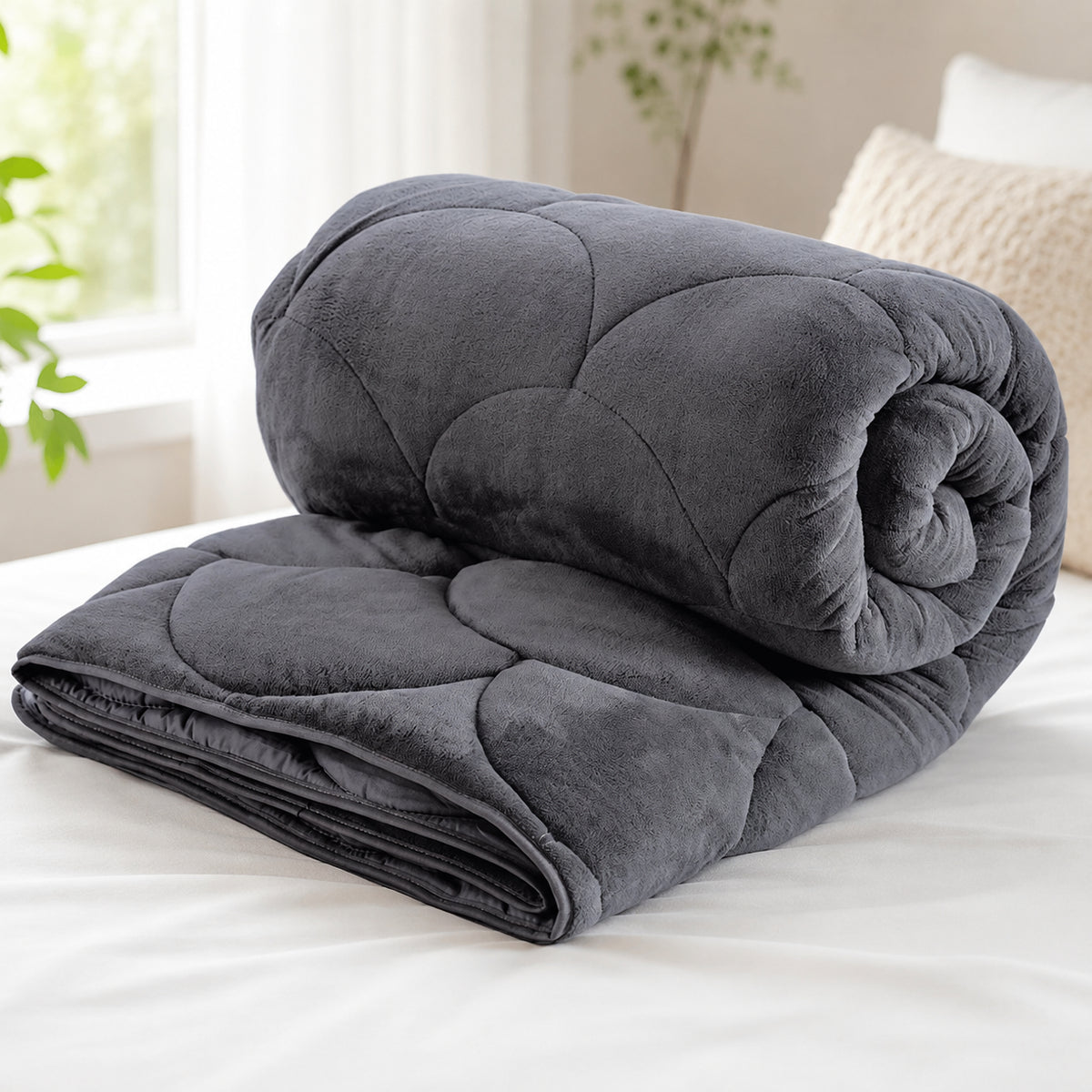 Ковдра антиалергенна 215х155 см, Wellsoft Fluffy / Тепла ковдра / Всесезонна ковдра / Ковдра полуторна