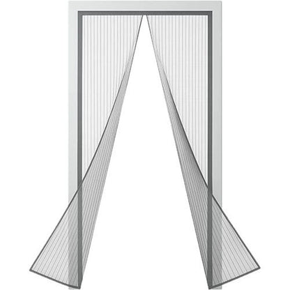 Дверна антимоскітна штора на магніті (210x100 см) Magic Mesh / Москітна сітка на двері від комах