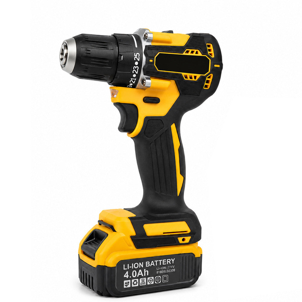 Акумуляторний набір 3в1 (гайковерт, болгарка, шуруповерт) 2 АКБ, 4Ah, кейс, XR, Жовтий / Комплект акумуляторного інструменту