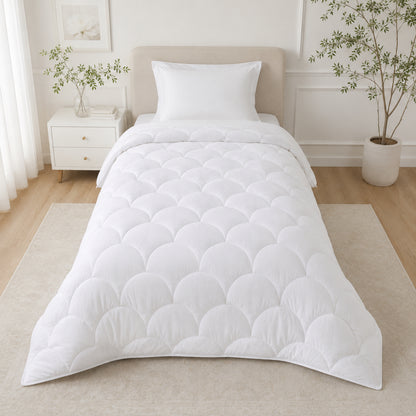 Ковдра всесезонна, 215х155 см, Wellsoft Fluffy / Ковдра полуторна / Стьобана ковдра / Ковдра антиалергенна