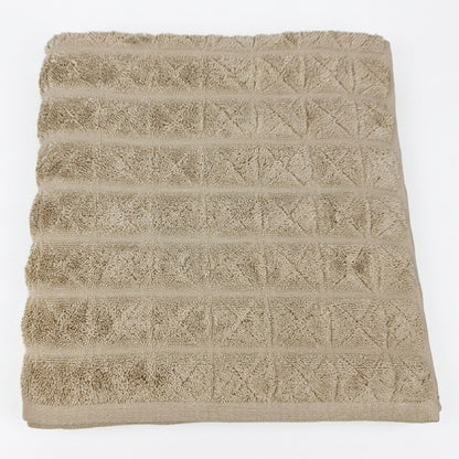 Комплект махрових рушників 2 шт (140х70, 90х50 см), AE Piramit Desen, / Набір бавовняних рушників / Рушники для ванної