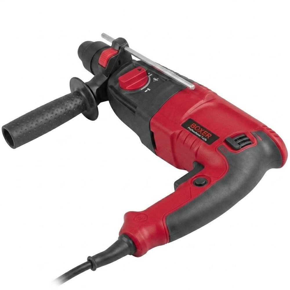 Перфоратор прямий 3200Вт, SDS, (2,4Дж) від мережі, BOXER BX-8501, Червоний / Електричний перфоратор / Ударний перфоратор