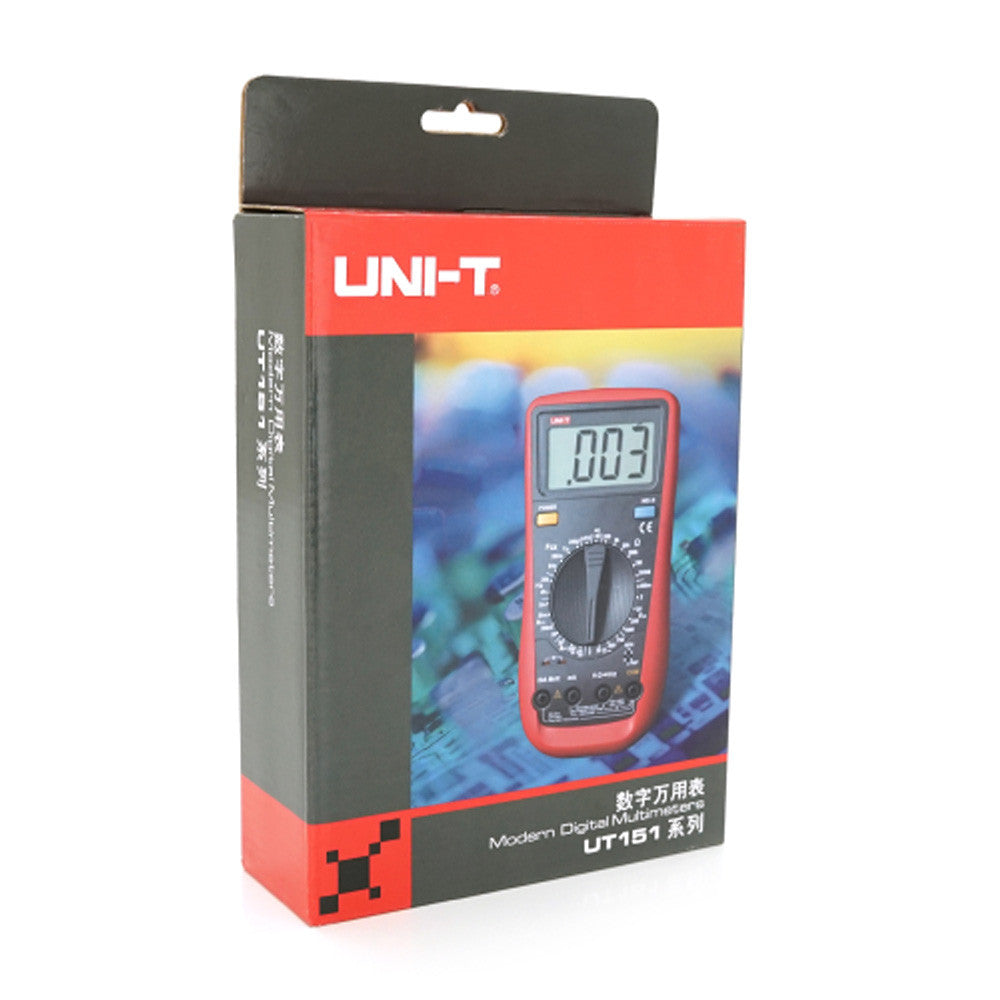 Цифровий мультиметр UNI-T UT151A, Червоний / Тестер напруги / Універсальний мультиметр / Мультиметр тестер