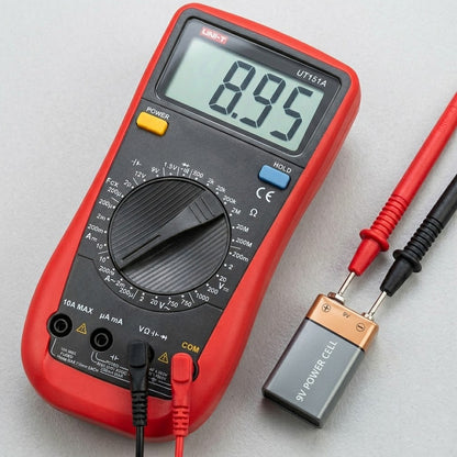 Цифровий мультиметр UNI-T UT151A, Червоний / Тестер напруги / Універсальний мультиметр / Мультиметр тестер