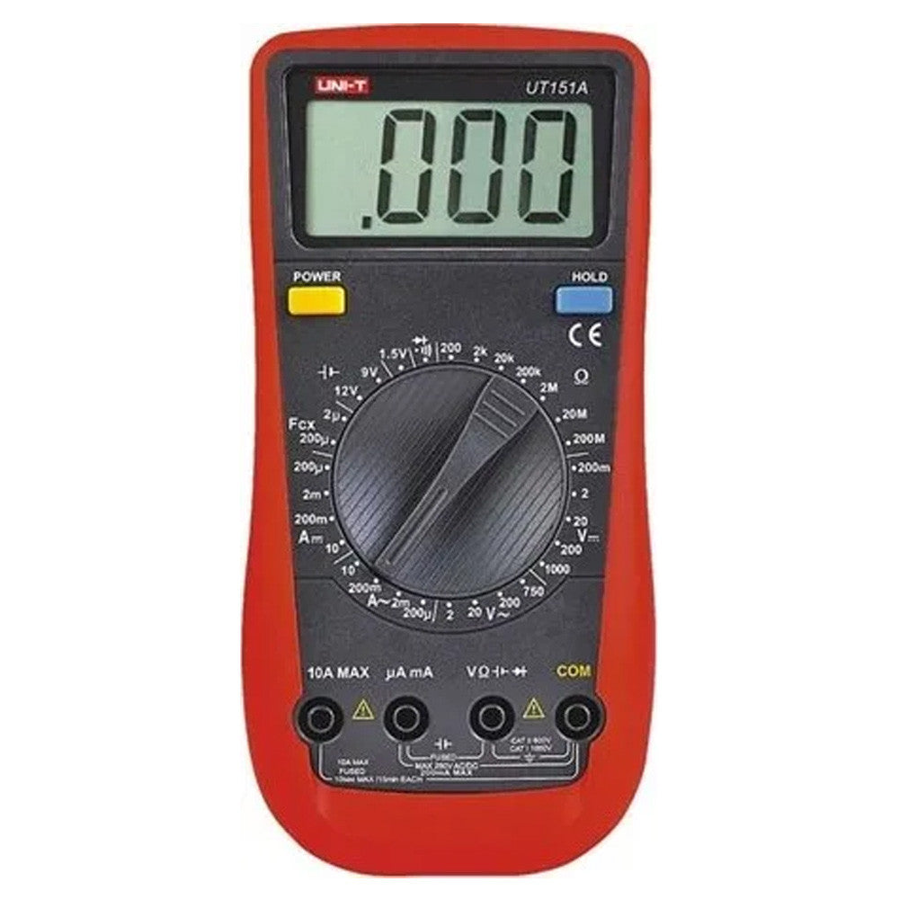 Цифровий мультиметр UNI-T UT151A, Червоний / Тестер напруги / Універсальний мультиметр / Мультиметр тестер