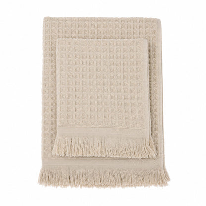 Набір рушників вафельних, 2шт, 90х50см, 140х70см, Philippus Prime Cotton Waffle, / Вафельні рушники комплектом