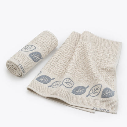 Комплект рушників вафельних, 2шт, 90х50см, 140х70см, Philippus Prime Cotton Life Waffle, / Бавовняні рушники